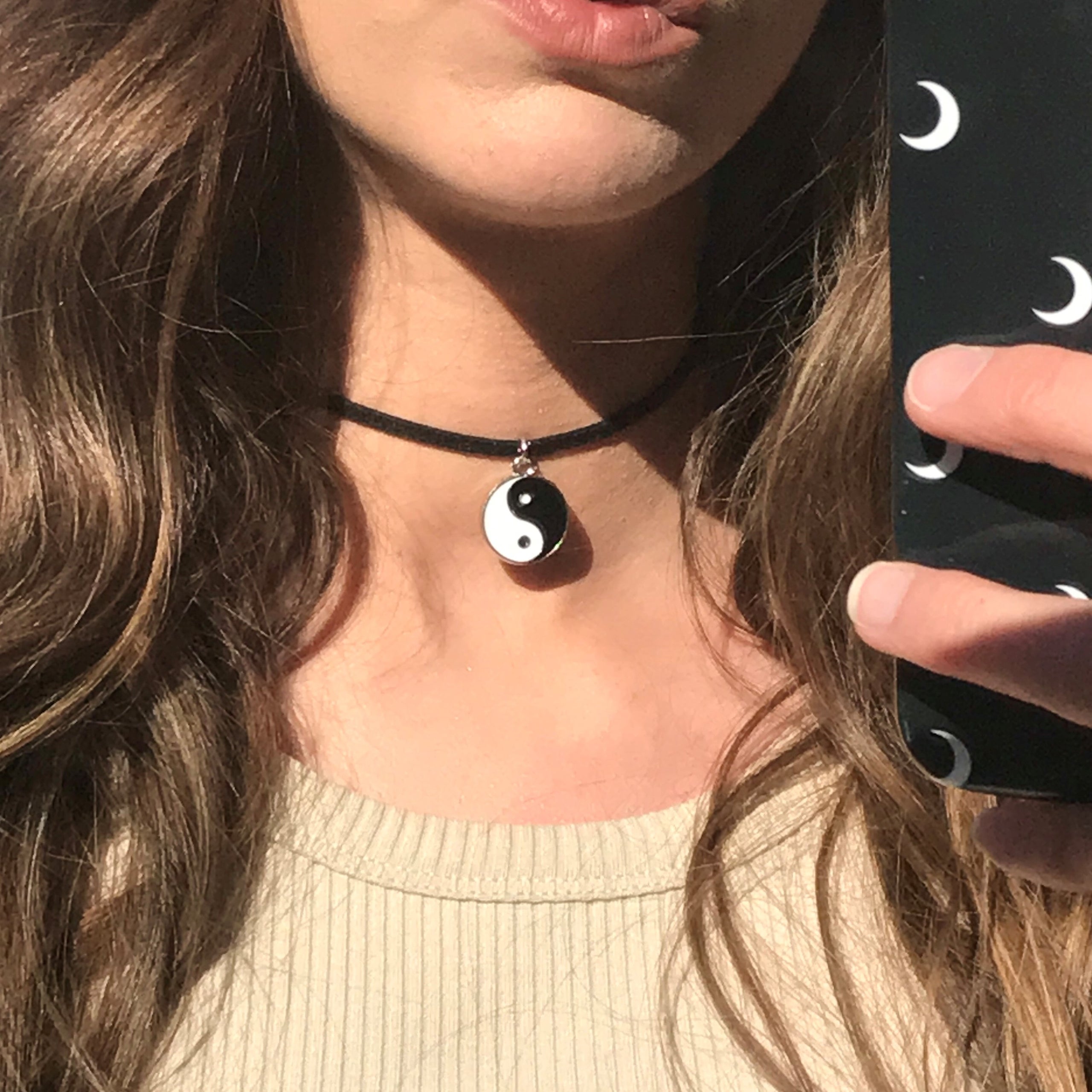 Yin yang choker outlet
